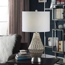 Brushed Steel Base Indoor Table Lamp
