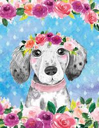 While some are drawn to fluffy dogs, others may find the sleek and elegant italian greyhound better fits their definition of cute. Big Fat Bullet Style Journal Cute Puppy Dog In Flowers Huge Dot Grid Book For Journaling Over 300 Numbered Pages Flower Dogs Series Journals Paper Dog 9781073782475 Amazon Com Books