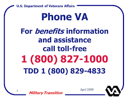 U S Department Of Veterans Affairs 1 Military Transition