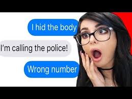 It's scary. sssniperwolf wanted to open a dialogue with pornhub so she could get them to remove the videos of her doppelganger, which were being reuploaded to the site with the youtuber's name in. Sssniperwolf Scary Text Messages Youtube Scary Text Scary Text Messages Sssniperwolf