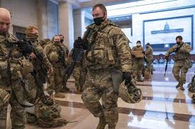 After last week's riots at the u.s. Photos National Guard In Halls Surrounding Us Capitol Ahead Of Impeachment Hearing Inauguration