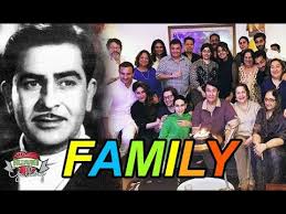 Raj Kapoor Family With Parents Wife Son Daughter Grandchildren And Brother Photos
