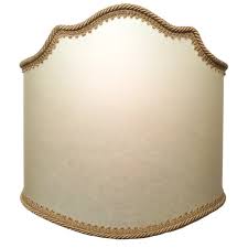 Half Lampshade Parchment Wall Lamp
