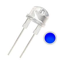 Gtd Essentials Led Light Emitting Diodes 0 5 W Lamp Blue 8 Mm Pack Of 50