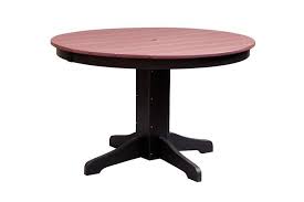 poly 48 round patio table from