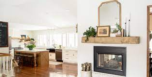 Install A Floating Barn Beam Mantel