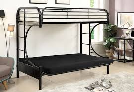 Futon frame easily slides open for extra sleeping space. Zoomie Kids Oviedo Twin Metal Bunk Bed By Zoomie Kids Wayfair