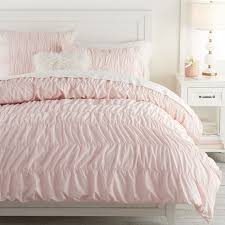 ruched girls duvet cover pottery barn