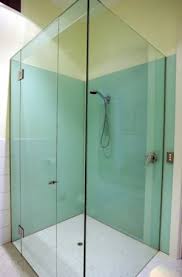 glass shower wall bathroom shower