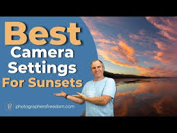 best camera settings for sunsets