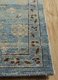 erbe blue hand knotted wool rugs gs