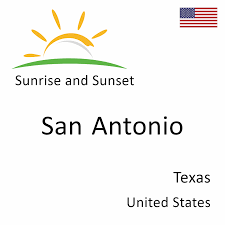 sunset times in san antonio texas