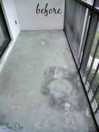 paint a stenciled floor on concrete