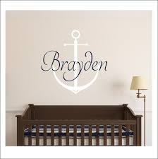 Personalized Anchor Decal Vinyl Wall