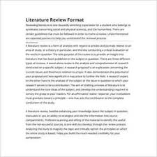    literature review example SlideShare