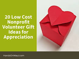 nonprofit volunteer gift ideas