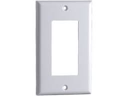 4x2 Wall Plate 70mm X 120mm With 3