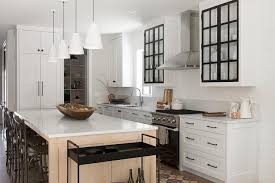 Shop for white storage cabinet at walmart.com. White Kitchen Cabinets With Black Frame Doors Transitional Kitchen