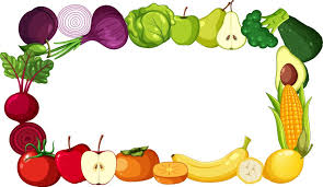 vegetable clipart border vector images