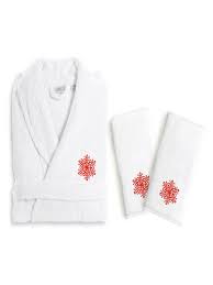 bath robe and hand towel set