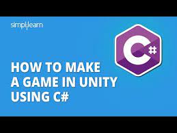 how to make a game in unity using c
