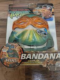 2006 TMNT Teenage Mutant Ninja Turtles Bandana FX Light Up Sounds Mask Mike  | eBay
