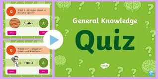 Mar 30, 2021 · 100 general knowledge quiz questions. General Knowledge Quiz For Kids Powerpoint