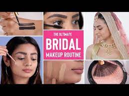 wedding day bridal makeup routine
