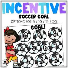 Class Incentive Class Reward Behavior Chart Soccer Goal