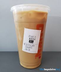 The offer doesn't apply to cold brew, lattes, tea lattes or specialty beverages. Review Dunkin Coconutmilk Iced Latte The Impulsive Buy