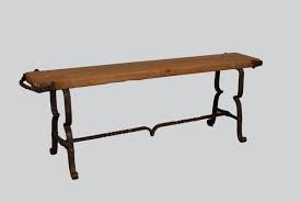 art deco wrought iron bench 1940s for