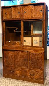 antique anese cha tansu tea cabinet