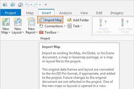 import a arcmap map in arcgis pro