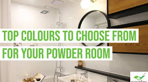 Top Colours For Your Powder Room Home
