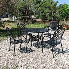 chair aluminum garden outdoor cast iron