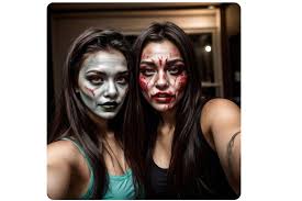 zombie filter make zombie face makeup