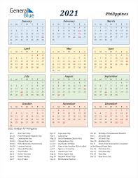 Download or print list of holidays now. 2021 Philippines Calendar With Holidays