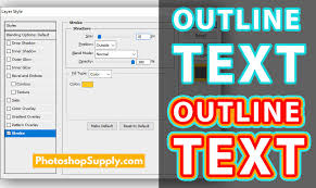 free how to outline text in photo