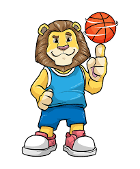 Lion at Basketball with Basketball ball Painting by Markus Schnabel - Fine  Art America