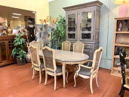 french provincial table with 6 chairs
