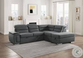 Bed Raf Sectional With Storage Ottoman
