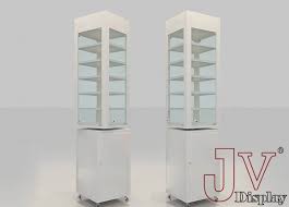 Corner Display Cabinet With Glass Doors