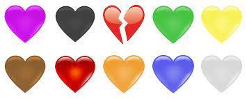 heart emoji meanings color matters