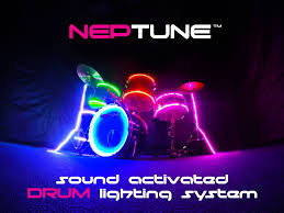 Neptune Drum Light Systems Rockstix Light Up Drumsticks Light Up Drumsticks Drums Drum Light