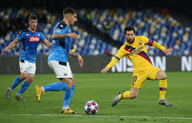 Lionel messi scored and gave barcelona the lead. Champions League Barca Survives Napoli Scare Bayern Thumps Chelsea Cnn