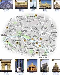 paris maps top tourist attractions