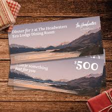 gift vouchers the headwaters eco lodge
