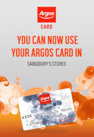 your argos card in sainsburys s