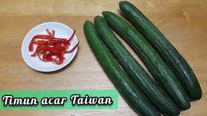 RESEP TIMUN ACAR ALA CHINESE FOOD || Liang pan Siau huang kua Taiwan -  YouTube