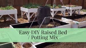 diy organic raised bed soil mix to grow